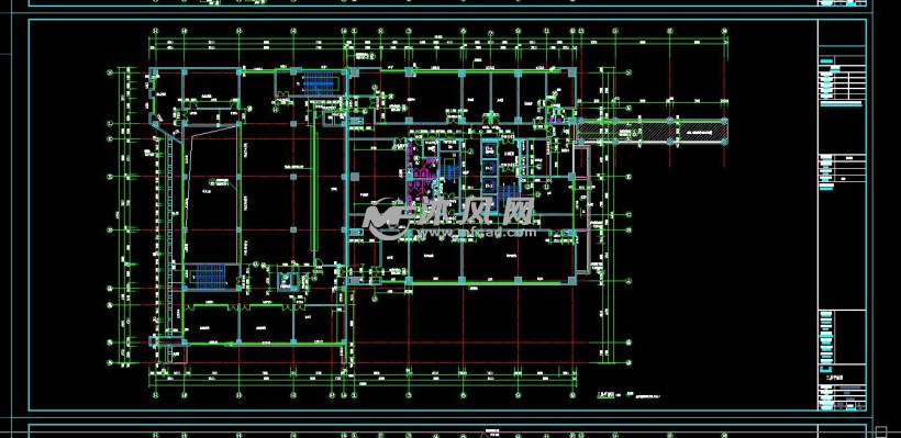 22层银行商务办公地下含金库建筑结构设计图