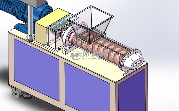 双螺杆挤出机模型设计