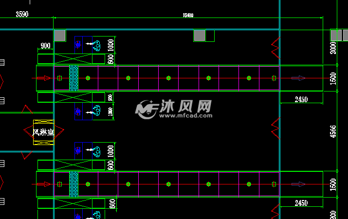 喷涂工艺平面图 - 通用设备图纸 - 沐风网