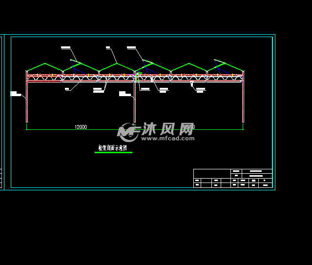 连栋玻璃温室施工图