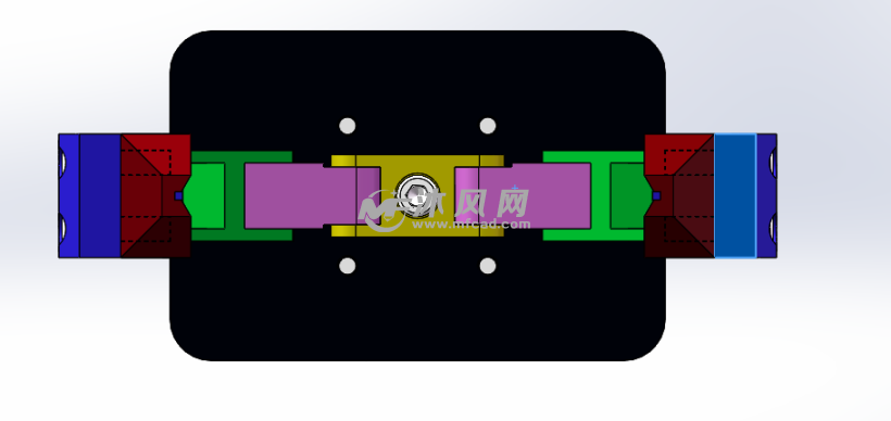 平行夹爪机构模型图