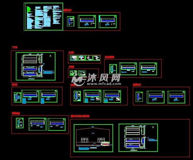 125kwp分布式屋顶光伏电站施工图 - cad建筑图纸 - 沐风网