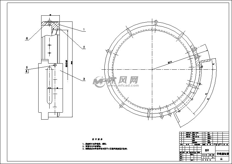 简易吊车 导绳器装置