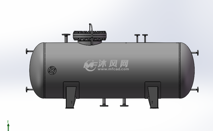 液氮储罐模型