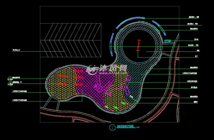 儿童活动场平面图