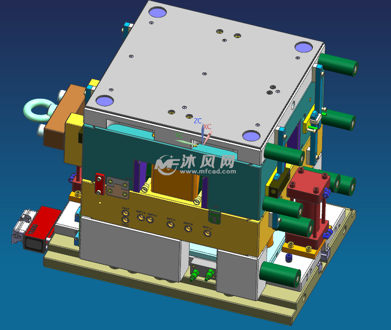 倒装摩托车头盔3d模具