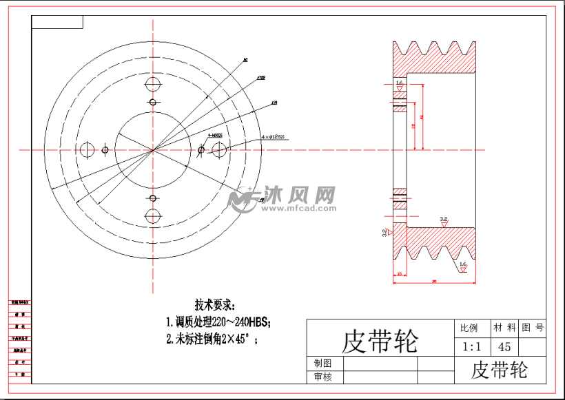 ca6140型主轴箱装配图