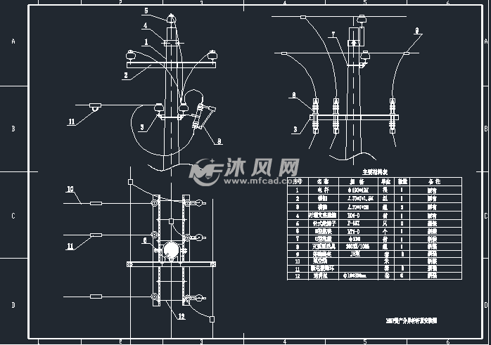 10kv路灯315kva箱变配电 - 电子电工图纸 - 沐风网