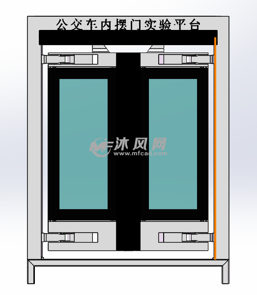 公交内摆展示门