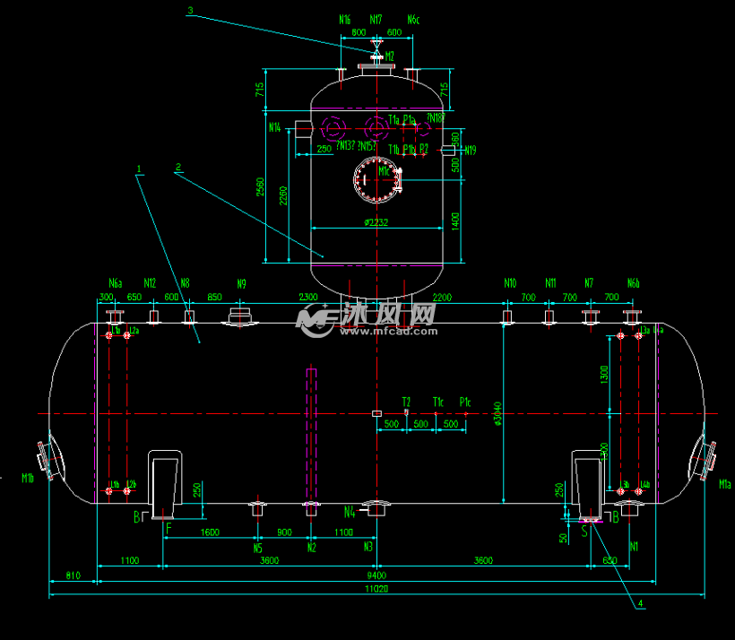 310t/h高压旋膜除氧器