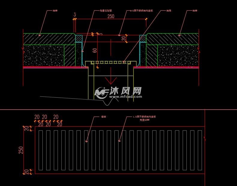 生鲜店 地沟做法