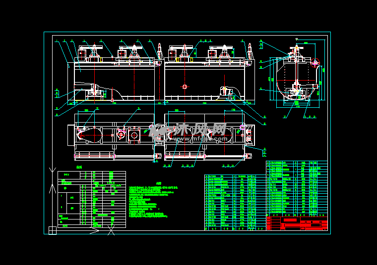 xcf/kyf-40浮选机总装图