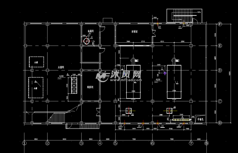 二层设备平面布置图