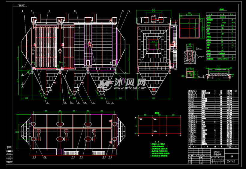 55平方/3电除尘器图纸