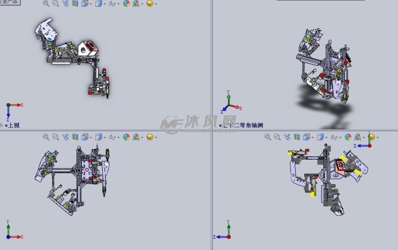 乐高拼图的抓手机器人设计模型