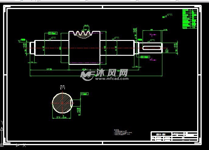 涡轮蜗杆减速机3d和二维
