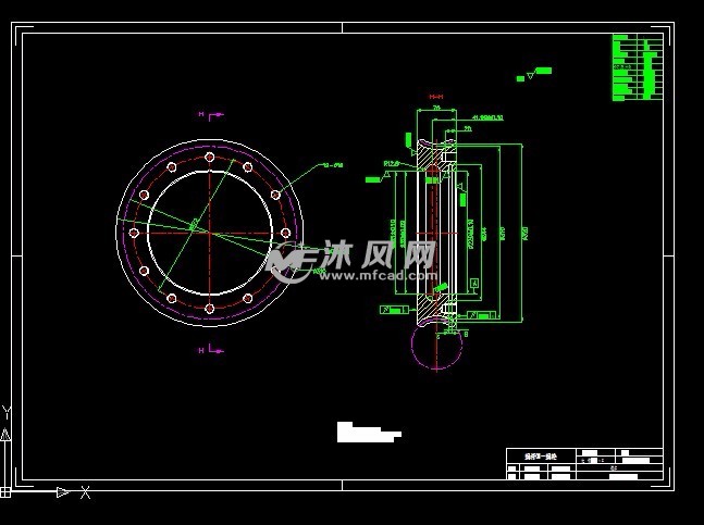 涡轮蜗杆减速机3d和二维 - 设计方案图纸 - 沐风网