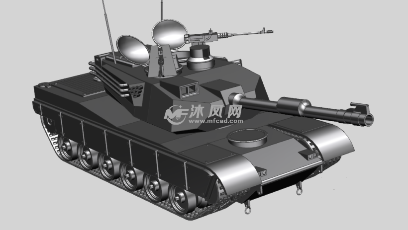 m1a2坦克侧视图