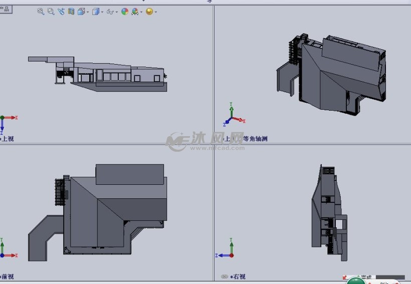 豪华片区别墅 - 建筑模型图纸 - 沐风网