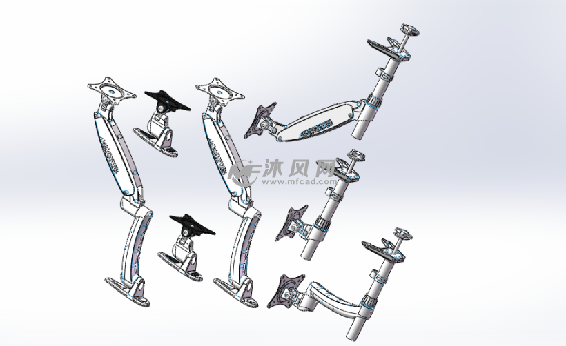 7种gkf-5显示器支架气弹簧型