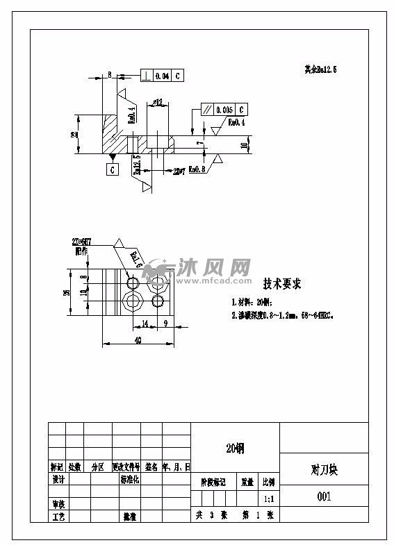 对刀块