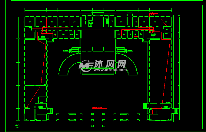 一层综合布线平面图