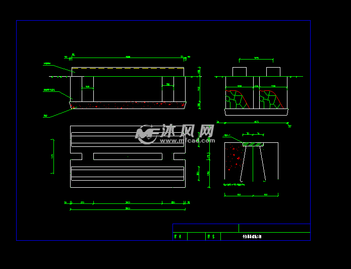 66kv变电站标准图 变压器基础施工图