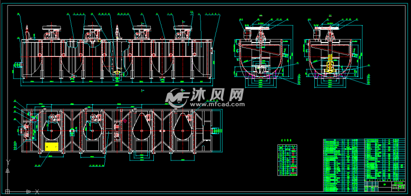 xcf-kyf50浮选机cad图纸