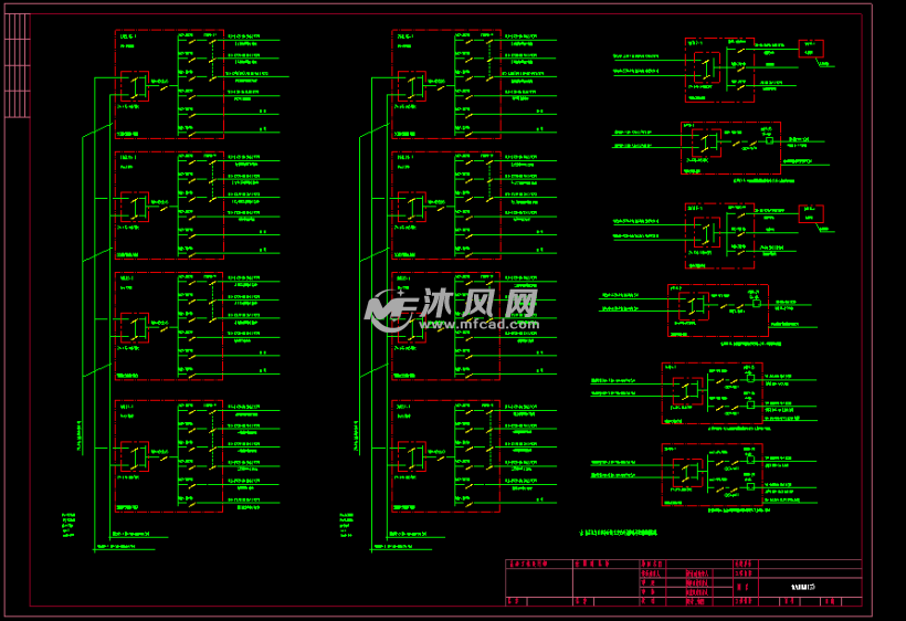 小区电气施工图 - 电气工程图纸 - 沐风网