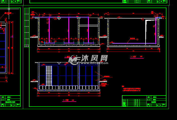 接触氧化池工艺施工图