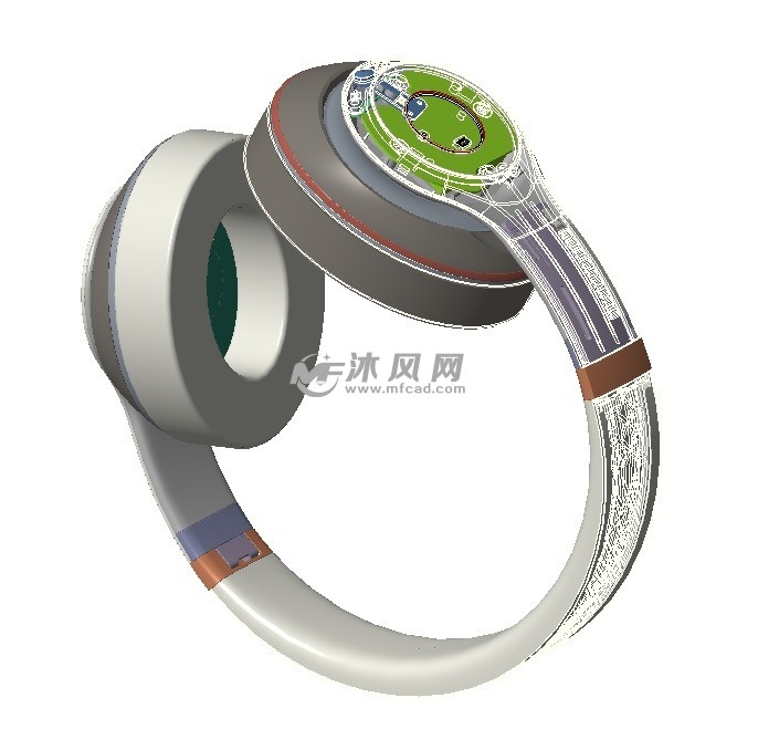 经典头戴耳机结构设计图