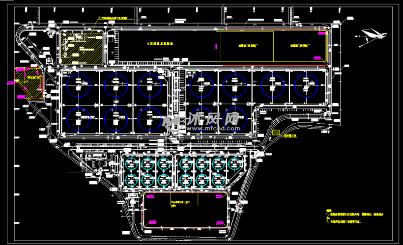 某石化公司罐区平面布局图