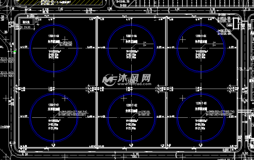 某石化公司罐区平面布局图