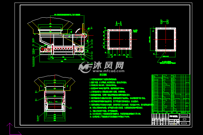 jdg3300甲带式给煤机 - 工程机械/建筑机械图纸 - 沐风网