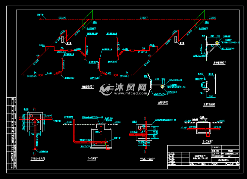 成品罐区消防管路系统图