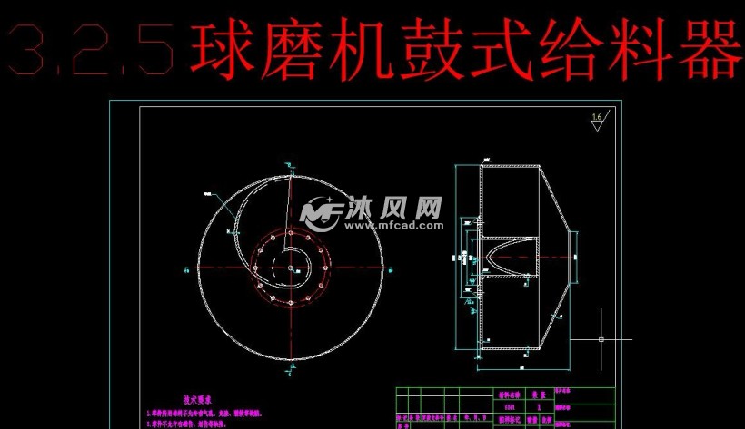 2.5球磨机鼓式给料器