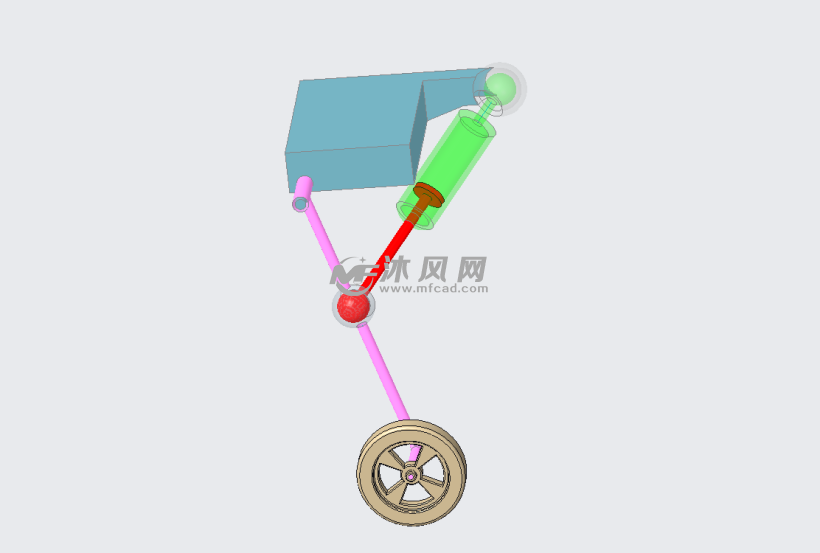 飞机起落架运动仿真