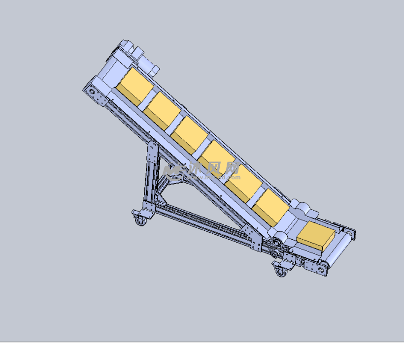爬坡传送带模型