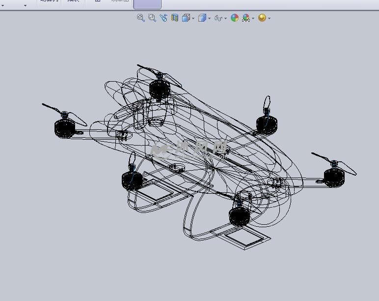无人驾驶飞机设计模型线形图