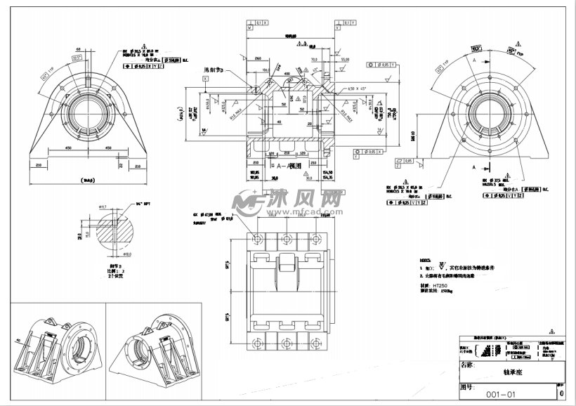 轴承座ht250