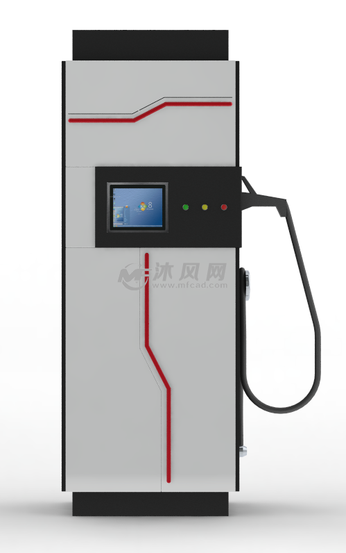 直流充电桩模型设计图