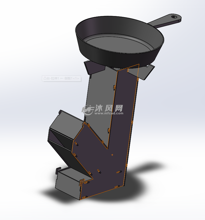 户外用火箭炉模型