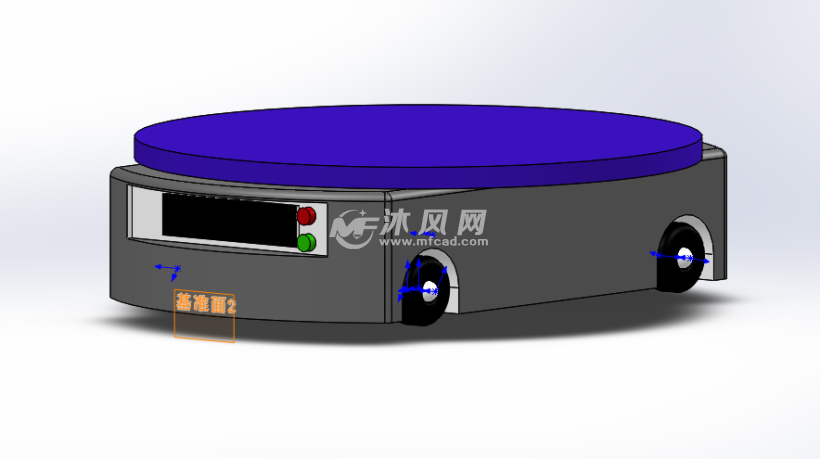 简易agv小车模型