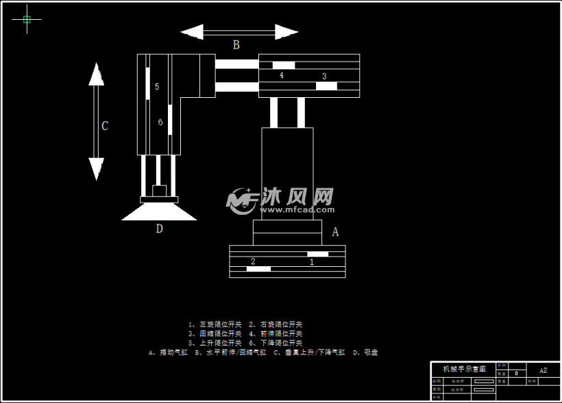 机械爪的原理_机械手原理图