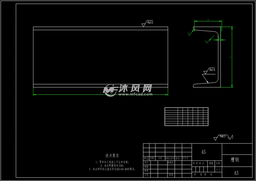 a3 槽钢