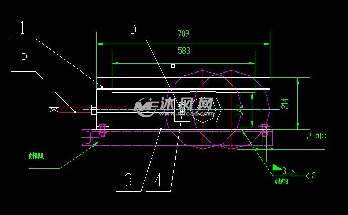 皮带机张紧装置