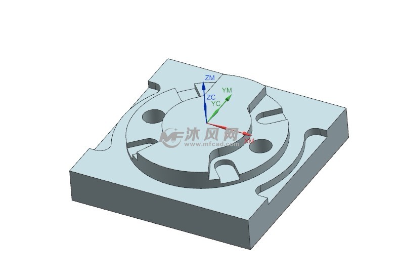 凸台方型腔零件的数控铣加工工艺及编程仿真 - 设计