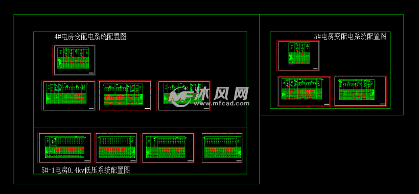 配电房高低压系统图