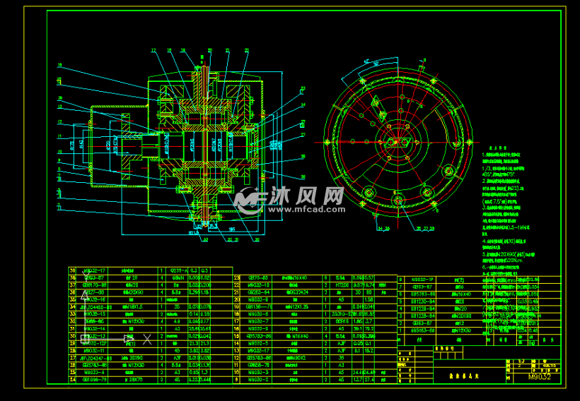 4yk1854圆振动筛 - 工程机械/建筑机械图纸 - 沐风网