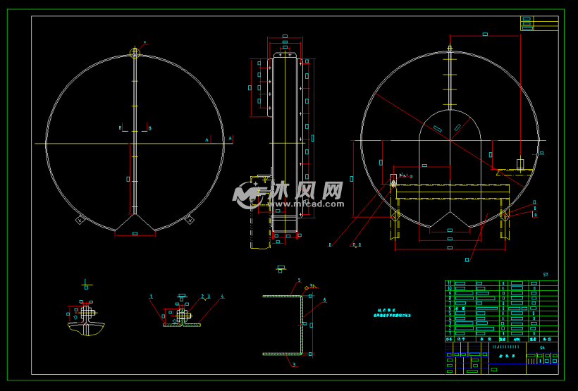 gd-8折带真空转鼓过滤机图纸